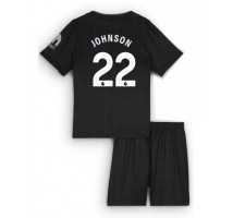 Tottenham Hotspur Brennan Johnson #22 Koszulka Wyjazdowa dzieci 2025-26 Krótki Rękaw (+ krótkie spodenki)